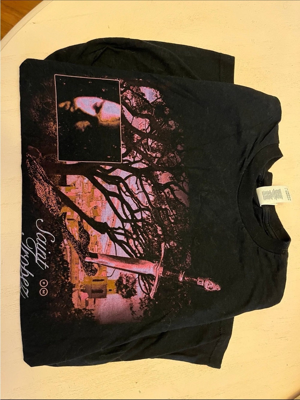 Post Malone tour merch Black Short Sleeve Graphic Tee